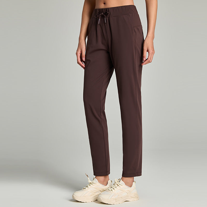Straight-leg Casual Cropped Pants For Women