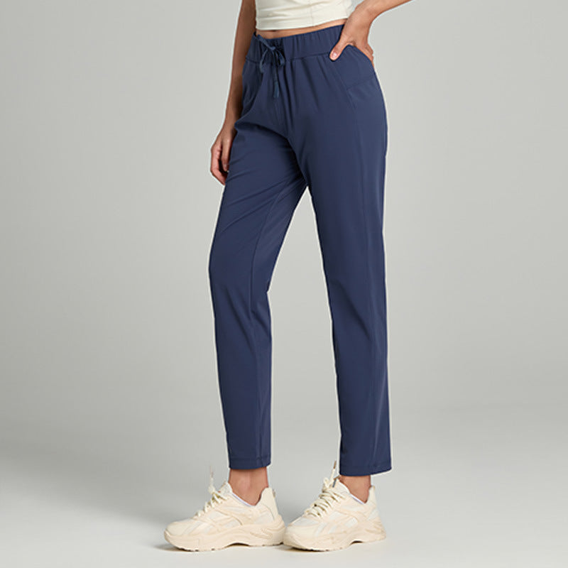 Straight-leg Casual Cropped Pants For Women