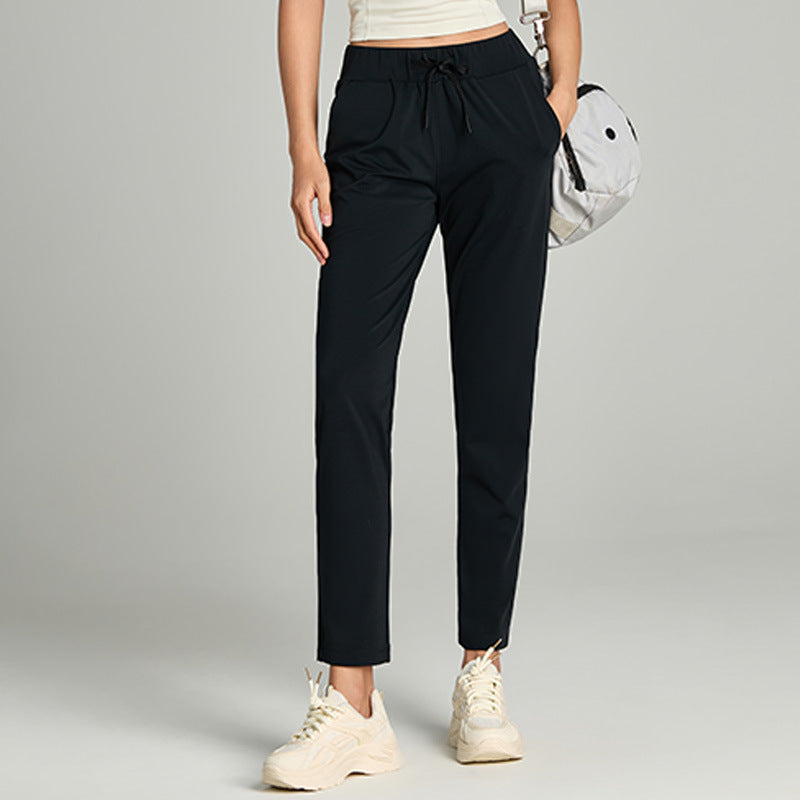 Straight-leg Casual Cropped Pants For Women