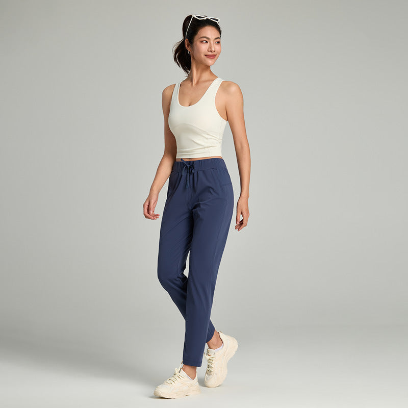 Straight-leg Casual Cropped Pants For Women