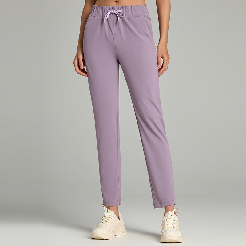 Straight-leg Casual Cropped Pants For Women